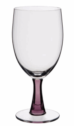 DARTINGTON CRYSTAL AURA MULBERRY TALL GOBLET